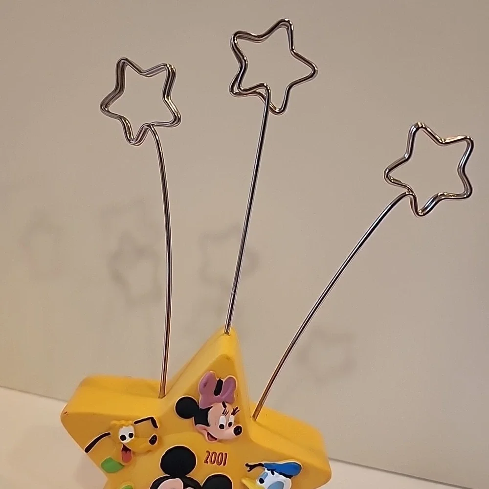 Disney Picture Holder Star Photo Clips Walt's 100th Hallmark‎ Mickey Mouse EUC